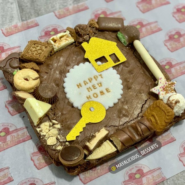 Celebration Loaded Brownie Slab.