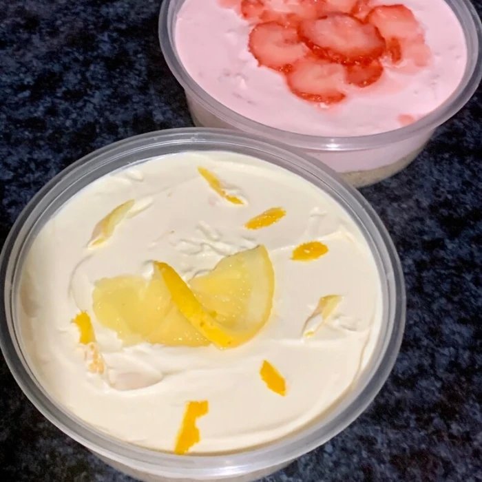 No baked Cheesecake tubs x5 get 1 FREE (250ml)